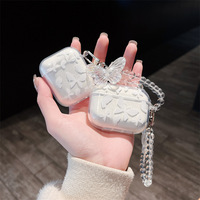 Vente en ligne - Étui mignon pour Airpods Pro 2 avec chaîne de poignet - Étui pour écouteurs - Housse pour Airpods Pro2 Pro