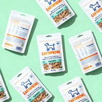 Sac pour aliments pour animaux de compagnie DX personnalisé, imprimé en héliogravure, résistant à l'humidité, en PET/PE, à huit soudures latérales, avec fermeture éclair, en aluminium, à fond plat