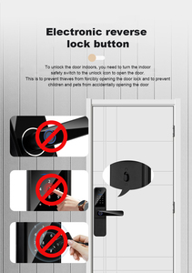 מפתח סיסמה חשמלי tlock דיגיטלי tuya טביעת אצבע אבטחה מנעול חכם עבור אלומיניום/פלדה/עץ/זכוכית עבור בלוטה - Product Image 4