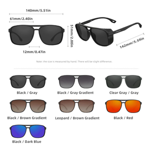 Gafas de Sol <span class=keywords><strong>KINGSEVEN</strong></span>, Montura Completa de TPE, Polarizadas UV400, Diseño Cuadrado Plateado, Modernas, Unisex, para Deportes al Aire Libre - Product Image 4