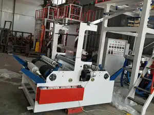 SJ65-1200 Single Layer Extrusion PE Plastic Bag Film Blowing Machine