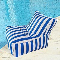 Housse de pouf flottante moderne pour piscine en oléfine, résistante aux UV et à l'eau, pour mobilier d'extérieur