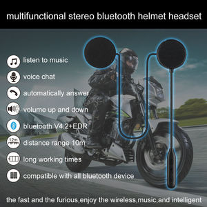 <span class=keywords><strong>Casque</strong></span> Bluetooth 5.1+EDR HM-1 pour motards, interphone stéréo Hi-Fi, appairage de deux téléphones, portée stable de 20 m - Product Image 3
