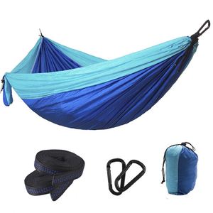 Foldable Sleep Adjustable Portable Double Garden Swing <b>Hammock</b> Chair With Hanging Kit - Product Image 1