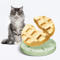OEM ODM 100% Camilan Kucing Beku Kering Tinggi Protein Rendah Lemak Rasa Ayam Wafel Beku Kering Terbuat dari Daging untuk Kesehatan Kulit dan Bulu 18