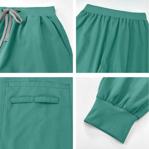 Uniformes Médicos para Hombres y Mujeres, Conjuntos de Uniformes para Estomatólogos y Enfermeras, Ropa de Trabajo, Trajes para Lavado de Manos y Cepillado, Mangas Cortas Divididas - Product Image 3