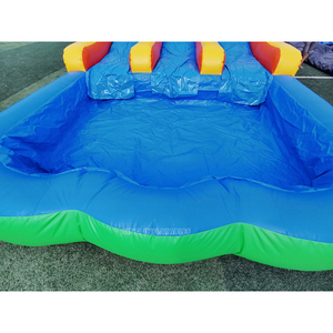 Trẻ em cao cấp thương mại 18 'bơm hơi Ba làn trượt nước với tải trở lại làm bằng bạt PVC 0.55mm không chì - Product Image 6
