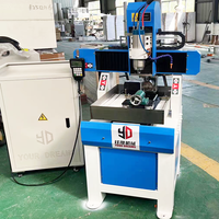 Routeur CNC à bois à 4 axes de haute précision 6060 à broche unique avec système de contrôle NC Studio Syntec Richauto pour la sculpture sur bois