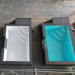 Piscina Elevada de Fibra de Vidrio, Forma Rectangular, Duradera y Resistente a los Rayos UV, Piscina Exterior Ecológica para Niños y Adultos - Product Image 1