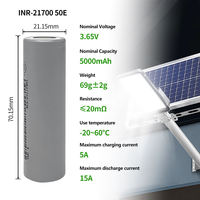 Hot Sale 21700 50e 5000mah 3.6v Li Ion 21700 Battery Pack Flashlights Golf Carts Boats Rechargeable Lithium Battery