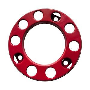 Pièces de carrosserie de camion de haute qualité, cache-moyeu de roue de camion rouge, jaune, bleu, gris, vert, 22,5 pouces, 430 mm, universel pour camions - Product Image 2