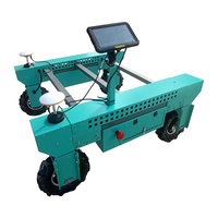 Plateforme robotique agricole motorisée intelligente à quatre roues, machine agricole sans conducteur, capacité de charge de 200 à 600 kg