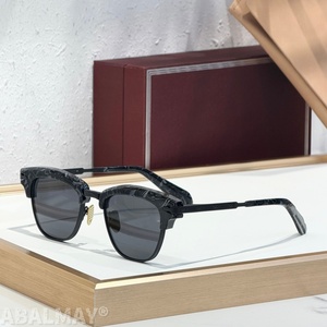 JMM SARTRE SIZE 49-21-146 Lunettes de soleil pour hommes et femmes de qualité supérieure, lunettes de soleil de créateur, style punk classique, luxe, titane, UV400, avec boîte - Product Image 4