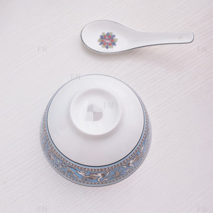 Bol en Porcelaine Fine Européenne, Vaisselle en Céramique pour la Maison, Bol à Riz - Product Image 3