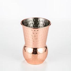 Design spécial Moscow Mule Cuivre Plaqué Or Diamant Martelé Mug Verre à Bière <span class=keywords><strong>sans</strong></span> Poignée pour <span class=keywords><strong>Boisson</strong></span> Boissons et <span class=keywords><strong>Alcool</strong></span> - Product Image 1