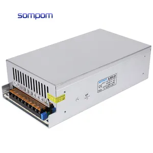 SOMPOM Factory CE FCC RoHS Certificate AC to DC 24V 25A Low Price Switching Power Supply 12V 24V for CCTV And LED Light Strips