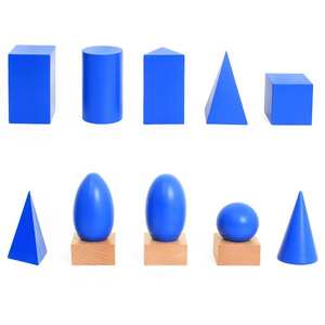 Mainan Edukasi Balok Bangunan Geometris Kayu Solid Montessori untuk Anak Laki-laki dan Perempuan - Product Image 4