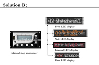 Gps New Bus Station Auto Digital Bus LED Display Controller Switches Bus Route Information in Minority Languages
