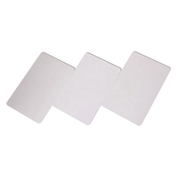 Carte NFC PVC 86*54 mm Blanche Vierge, Réimpression Intelligente de Cartes de Visite, Carte de Contrôle d'Accès NFC 13,56 Mhz