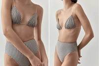Maillots de bain usine OEM Bikini personnalisé ensemble femmes String maillot de bain haut jambe coupe Sexy 2 pièces maillot de bain