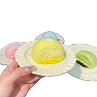 Ljx Mochi Cream Squishy Mainan Silikon Food-Grade untuk Menghilangkan Stres-Model 005 Provinsi Zhejiang Semua Usia Dikemas Secara Individual