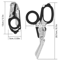 Ciseaux multifonctionnels portables pour le camping en plein air, ciseaux tactiques médicaux, outils de survie pour la randonnée