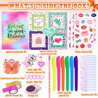 Kit de journalisation personnalisé à imprimer soi-même pour filles, jouets de journalisation, arts et artisanat, ensemble de papeterie d'anniversaire, cadeaux pour enfants et adolescents