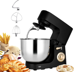 เครื่องผสมอาหารในครัวเรือนแบบยืนความจุสูง1800W เครื่องผสมแป้งขนมปังเค้ก8L เครื่องใช้ไฟฟ้าในบ้าน - Product Image 1
