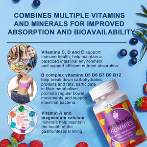 WXW Stock Plant Extract Probiotic <b>Gummies</b> Natural Probiotic Gummy Collagen Probiotic <b>Gummies</b> - Product Image 2