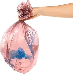 ถุงขยะขนาดเล็ก Huamaohengchun วัสดุบางแต่แข็งแรง ถุงขยะแบบใช้แล้วทิ้งสำหรับสำนักงาน ถังขยะในบ้าน (สีชมพู 120 ใบ) - Product Image 1