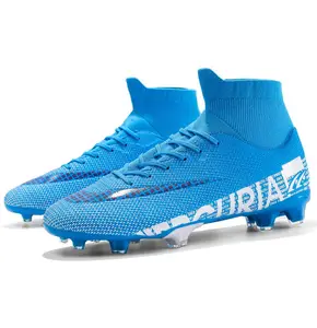 In Stock Professional Training High-Top Spikes Football Cleats Sport Football Shoes Soccer For Boys