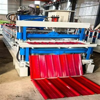 Machine de fabrication de tôles de toiture équipée d'un système de contrôle PLC et d'un dispositif de découpe hydraulique pour bobines d'acier coloré PPGI, GI