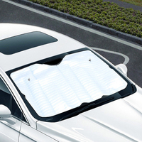 Pare-Soleil Pliable de Pare-Brise Avant de Voiture, Protection UV Anti-Chaleur, Accessoire Auto