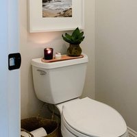 Coiffeuse Porte-évier Réservoir de toilette Plateau organisateur de rangement pour vanité de salle de bain Plateau en bois