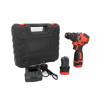 Perceuse électrique sans fil 16,8 V, mini perceuse à main sans balais avec lumière LED intégrée