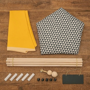 Nouveau design Tente <span class=keywords><strong>tipi</strong></span> en <span class=keywords><strong>toile</strong></span> pour animaux <span class=keywords><strong>de</strong></span> compagnie <span class=keywords><strong>lit</strong></span> d'intérieur pour chien ou chat avec coussin - Product Image 2