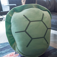 Oreiller en peluche de tortue à gros succès, jouets en peluche de tortue populaire, jouet en peluche de coquille de tortue de grande taille, peut être un lit en stock