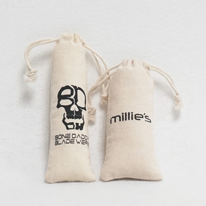 Medium Canvas Pouch Custom Logo Sublimation Organic Recyclable Bread <b>Bag</b> Yoga Studio Cotton <b>Drawstring</b> <b>Bag</b> - Product Image 6