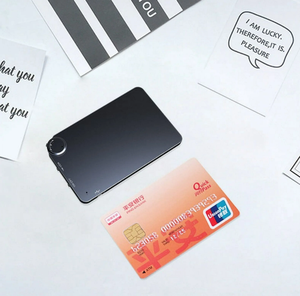 Nouveautés 750mAh longue durée de vie de la batterie 192Kbit ADPCM Slim enregistreurs vocaux numériques taille de la carte Mini enregistrement vocal activé par la voix - Product Image 2