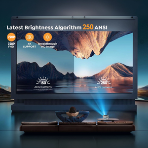 Xách Tay 1080P LCD LED <span class=keywords><strong>Video</strong></span> Chiếu Android 13 Hệ Thống 4K Full HD Mini Rạp Hát Tại Nhà Lật Android 720P 5W Loa Giáo Dục - Product Image 3