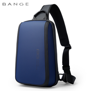 Diskon besar pabrik BANGE grosir murah tas selempang pria Fashion Korea kustom <span class=keywords><strong>Anti</strong></span> Maling tas selempang pria tahan air - Product Image 2