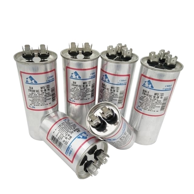 Refrigeration Part Aluminum CBB65 Capacitor for air Conditioner