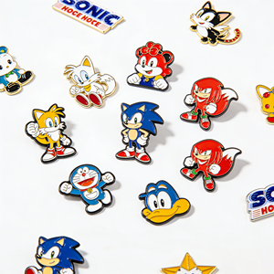 Venta al por Mayor <span class=keywords><strong>de</strong></span> Pins <span class=keywords><strong>de</strong></span> Metal Esmaltados <span class=keywords><strong>de</strong></span> Alta Calidad con el Logotipo <span class=keywords><strong>de</strong></span> <span class=keywords><strong>Sonic</strong></span> the Hedgehog, Personalizados con Personajes <span class=keywords><strong>de</strong></span> Anime, Dibujos Animados, Videojuegos y Películas - Product Image 3