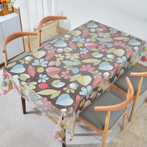Cubierta de <span class=keywords><strong>mesa</strong></span> de comedor de protección <span class=keywords><strong>transparente</strong></span> gruesa de plástico PVC - Product Image 2