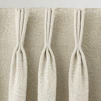 Rideaux Jacquard Chenille Luxe 450g Épais pour Salon, Motif Uni, Fil Doré, Sur Mesure, Occultants et Isolants