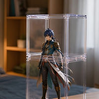 Boîte de rangement transparente en acrylique empilable pour figurines, poupées et objets de collection – Vitrine de comptoir