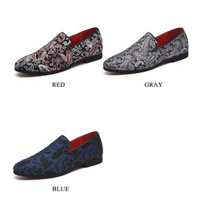 Chaussures habillées mocassins uniques brodées pour hommes et femmes, grandes tailles 37-48 - Product Image 5