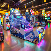 Machine de jeu pour enfants à monnayeur, jeu d'arcade de tir à l'eau fou avec jets puissants pour parc d'attractions, impression numérique de logo/motif