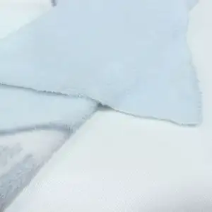 Bedruckter blauer Fächer Korallenvliesstoff zur Herstellung von Decken für superfeine flauschige Kinder mit Federdruck