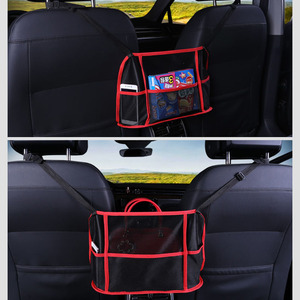 Netz-Autositz-Organizer für Zwischen den Sitzen Große Kapazität Handtaschenhalter Auto-Innenraum Netz-Tasche Aufbewahrungstasche mit Handyfach - Product Image 6